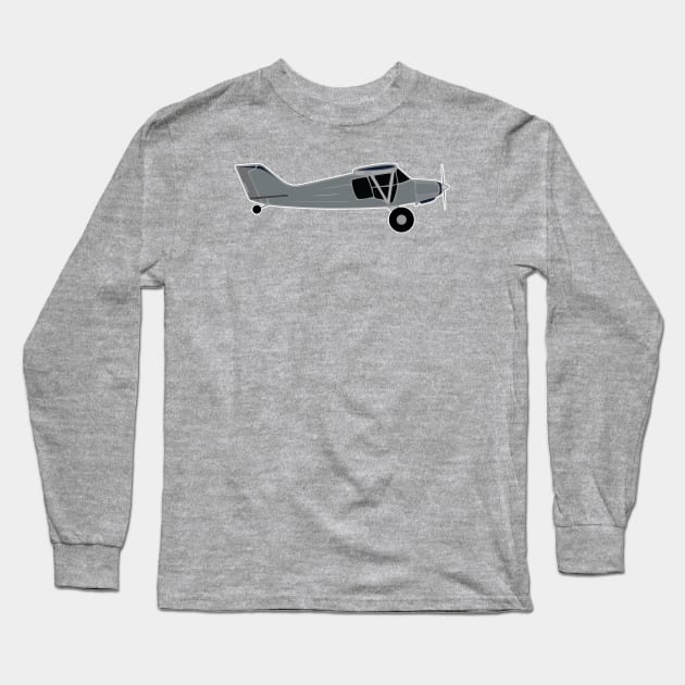 CUSTOM: Maule 5 Airplane - General Aviation Tailwheel Airplane Long Sleeve T-Shirt by Vidision Avgeek